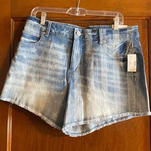 Maurices USA Flag Jean Shorts